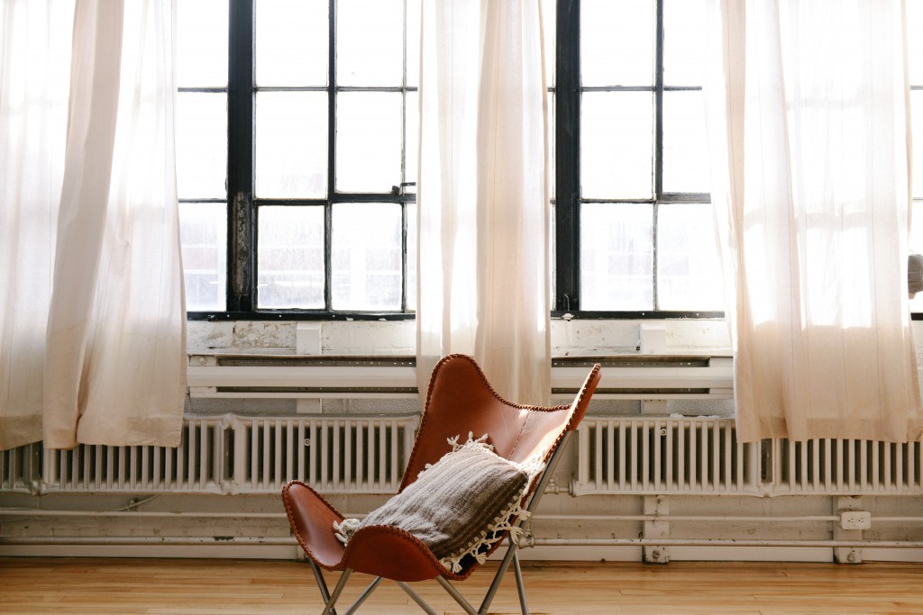 leather butteryfly chair