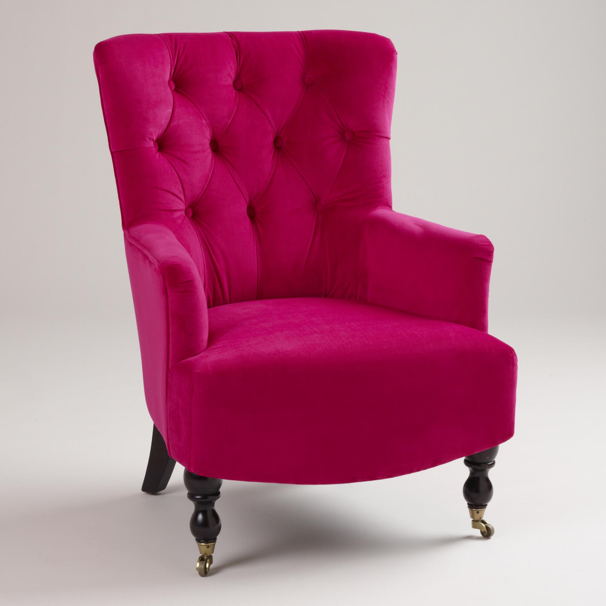The Look for Less - Fuchsia Wing Chairs